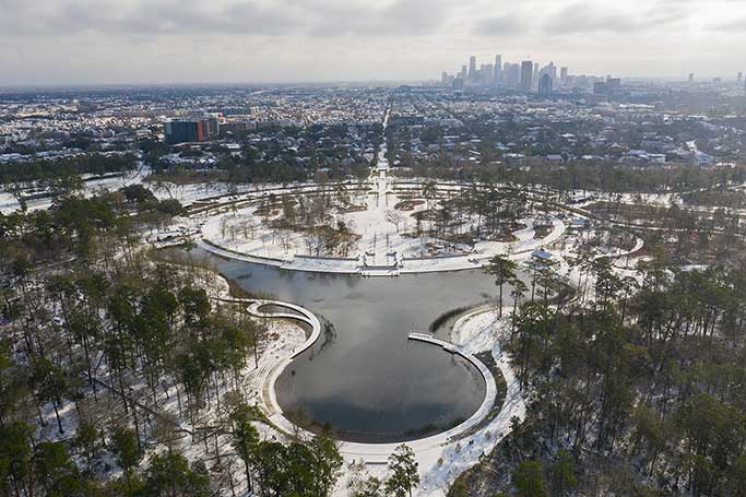 Memorial-Park-Houston-Snow-Fall